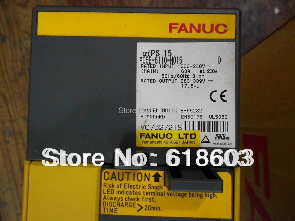 Fanuc сервопривод усилитель привода A06B-6110-H015 блок питания токарный станок с ЧПУ