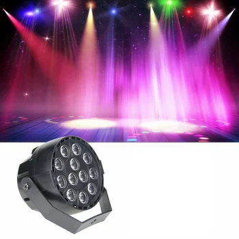 

New Professional LED Stage Lights 18 RGB PAR LED DMX Stage Lighting Effect DMX512 Master-Slave Led Flat for DJ Disco Party KTV