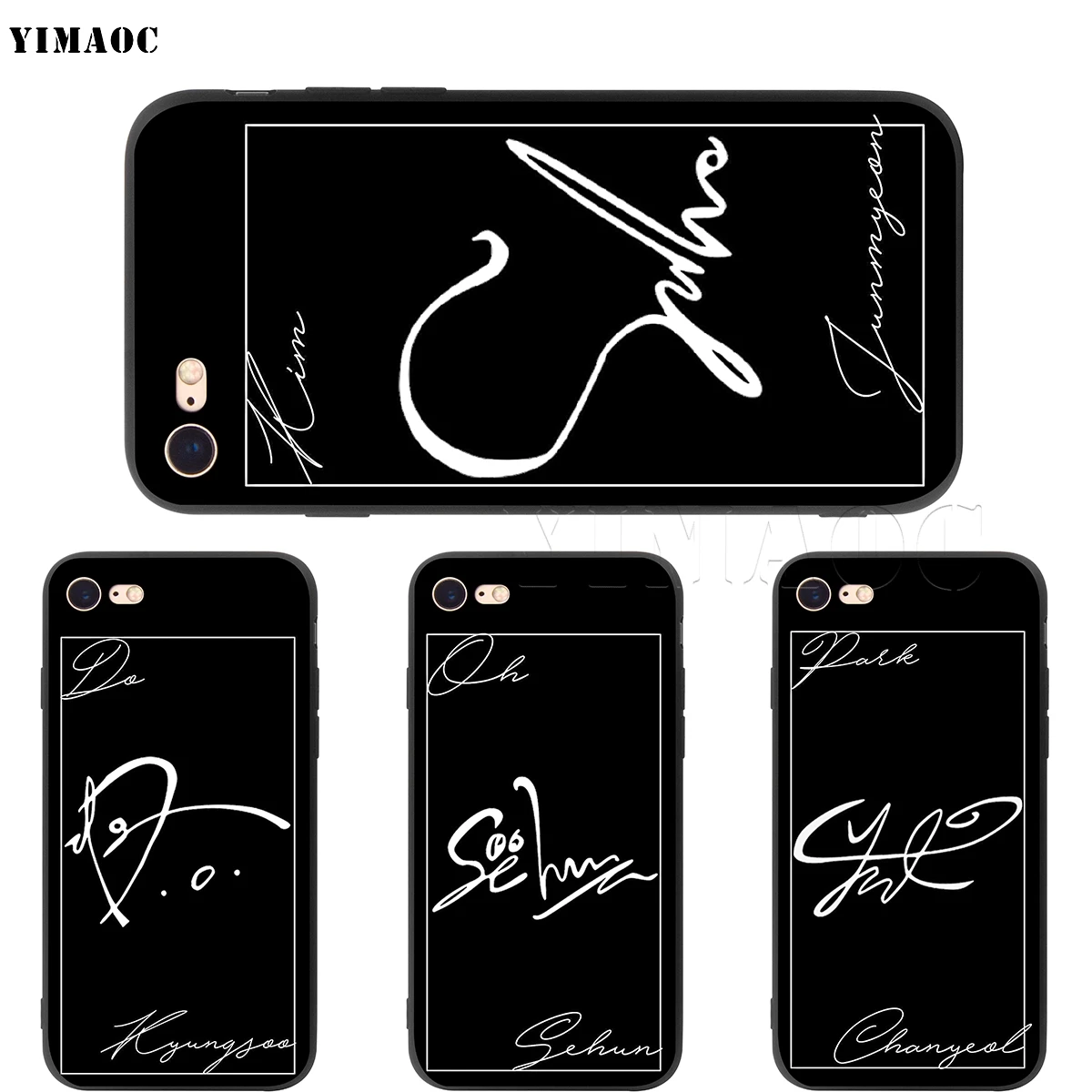 YIMAOC EXO Chen Chanyeol фирменный мягкий чехол для Apple iPhone SE 2020 5 5s 6 6s 7 8 Plus XR X Xs 11 12 Pro Max