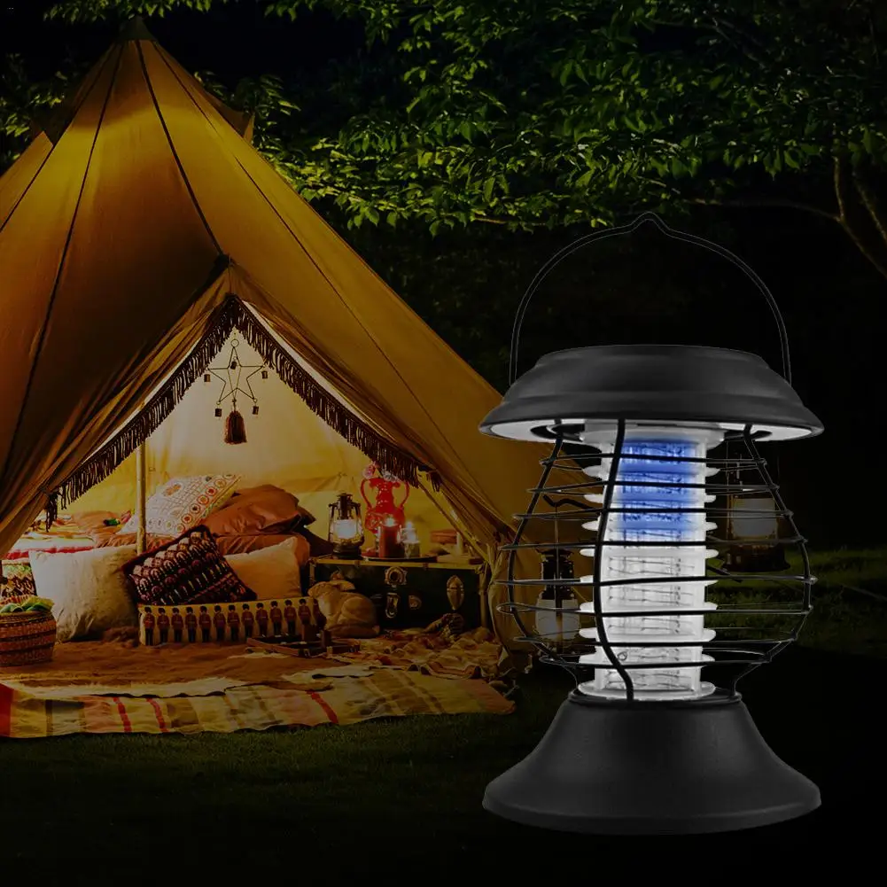 Handheld Solar Camping Tent Light Mosquito Killer Lighting Outdoor