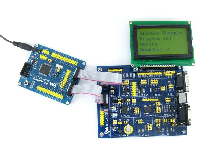 C8051F серия C8051F020 8051 оценочная плата комплект + DVK501 системные инструменты = EX F02x Q100