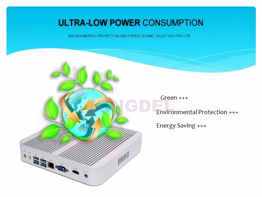 Kingel 3 года гарантии i5 мини ПК Nuc безвентиляторный Настольный системный блок компьютера Intel Core i5 4200U i3 5005U 4 K HTPC tv КОРПУС Windows 10