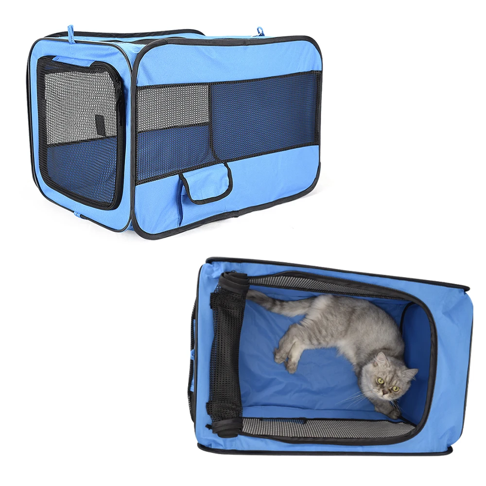 Pet мягкая Складная Большая сумка для сиденья автомобиля рюкзак для кошек собак переноска для путешествий Ткань Оксфорд сумка для животных Перевозчик