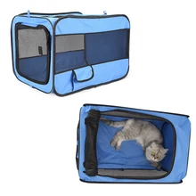 Pet мягкая Складная Большая сумка для сиденья автомобиля рюкзак для кошек собак переноска для путешествий Ткань Оксфорд сумка для животных Перевозчик