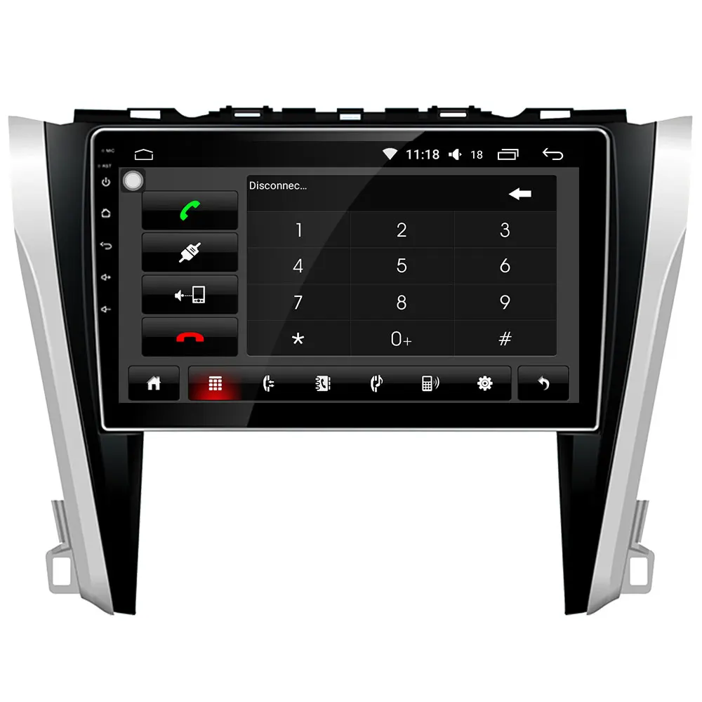 Clearance 10.1" IPS 4G DSP Carplay Android 8 Octa Core 4GB RAM 64GB ROM RDS BT Car DVD Multimedia Player Stereo For Toyota Camry 2015-2018 3