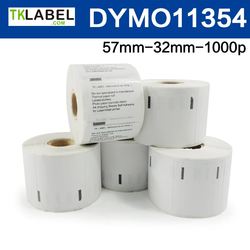 Dymo Label Sticker Roll 99014 / 99012 / 99015 / 11352 / 11356 / 4XL Size Compatible with Dymo Label Printer