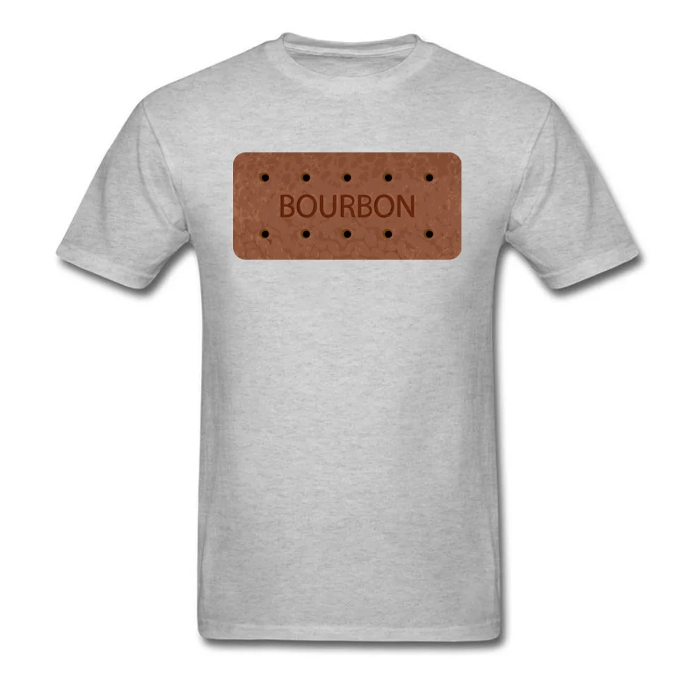  Men T-Shirt Bourbon Normal Tops Shirts Pure Cotton Round Collar Short Sleeve Cool T Shirt Mother Day Wholesale Bourbon grey