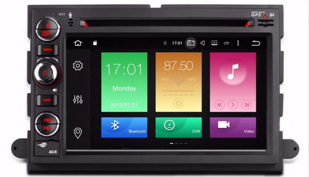 Top Android 9.1 HU Car Radio For Ford Fusion Explorer 500 F150 Focus Edge Expedition Mustang GPS car stereo multimedia Player 3