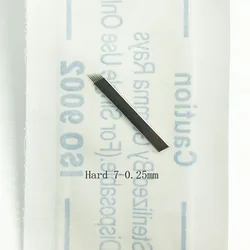 316 Stainless Steel Lamina Hard 12/14/12u/14u /18u  Eyebrow Tattoo Needles Microblade Manual Permanent Makeup Cosmetic Blade