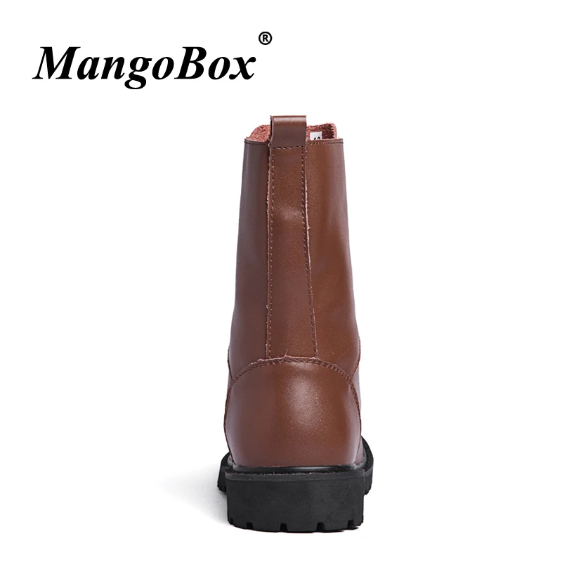 Travail brown Printemps Cuir Militaire Grande En Homme Hommes Noir 47 De Taille Brun Black Split Sécurité Automne 38 Moto Bottes 7HCgtxH