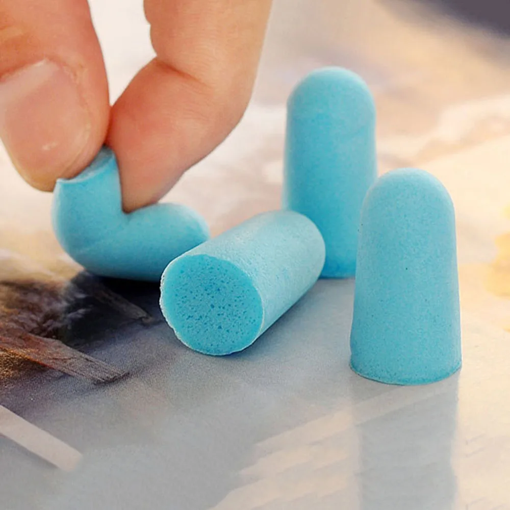 1 Pair Soft Foam Ear Plug for Sleep Noise Reduction Foam Earplug Anti