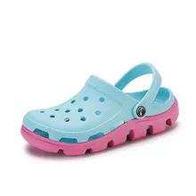 Классические слипоны; садовая обувь с отверстиями; женские быстросохнущие летние пляжные шлепанцы; Вьетнамки с перфорацией; уличные сандалии; мужская обувь с ремешком