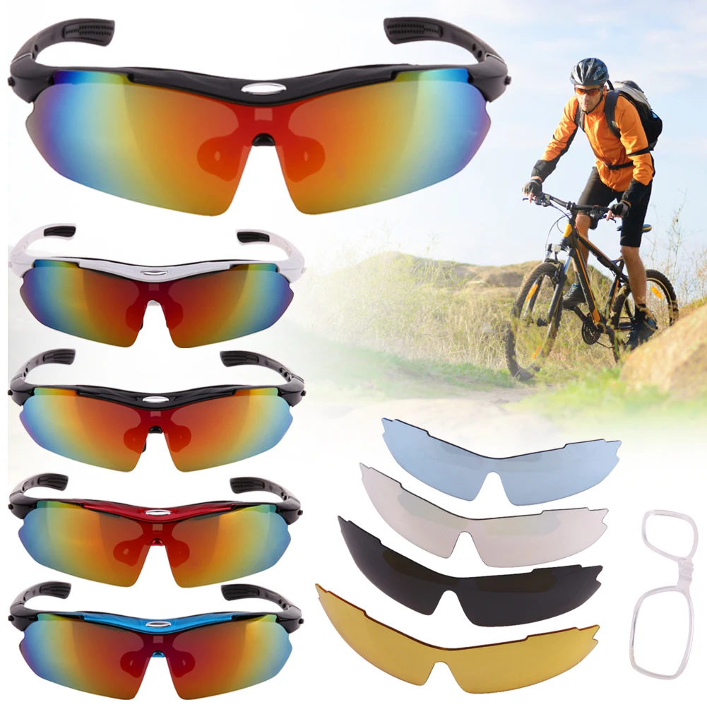 Colorful Changing Cycling Glasses Eyewear Bike Bicycle Sunglasses