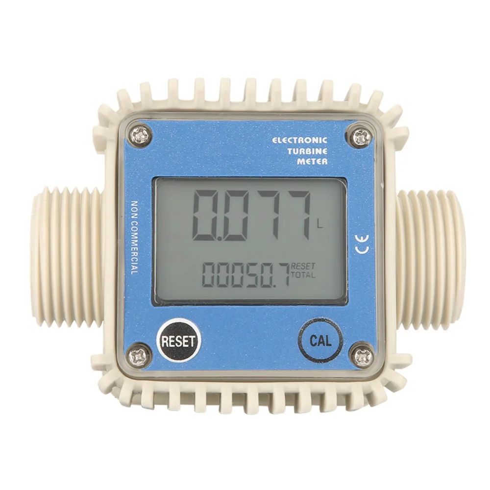 

K24 Digital LCD Water Flow Meter Diesel Fuel Flow Tester flowmeter for Chemical Water Sea Flow ultrasonic flow Tool Accessory
