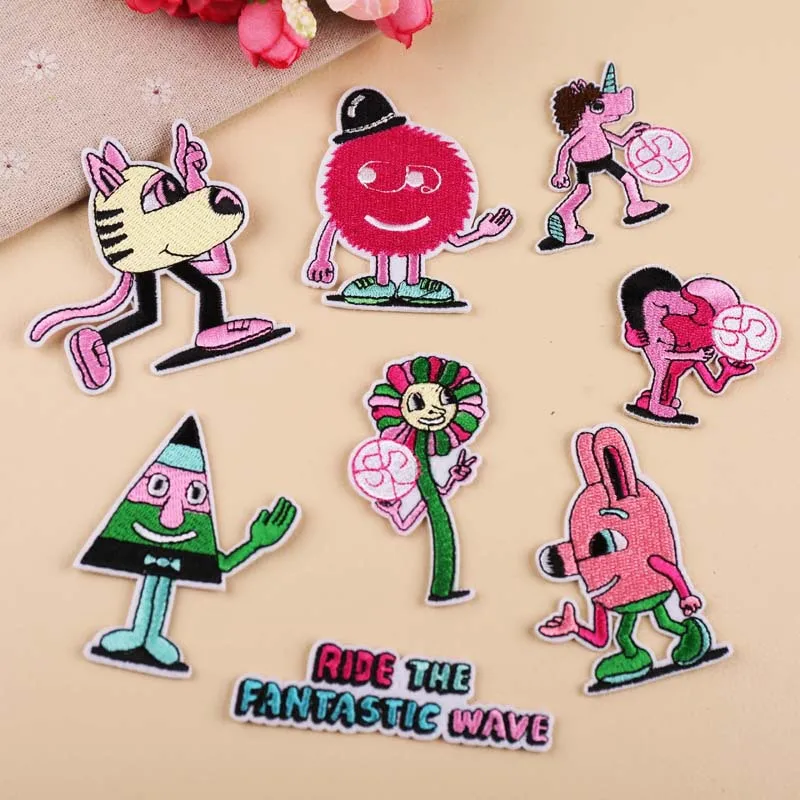 

Flower cap cartoon DIY singular flower love clothes decoration patch stickers