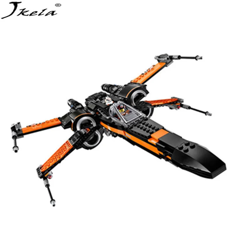 [Jkela] Star Wars X Wing Fighter Assemble Clone Building Blocks Starwars Toys For Child Gifts Compatible Legoingly Starwars