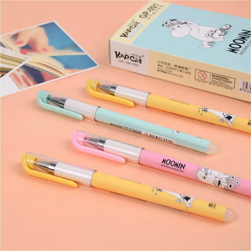 

1Pcs/sell kawaii 0.38mm erasable ballpoint pen cartoon lovely Hippopotamus pattern School office Writing Supplies Pen Supplies