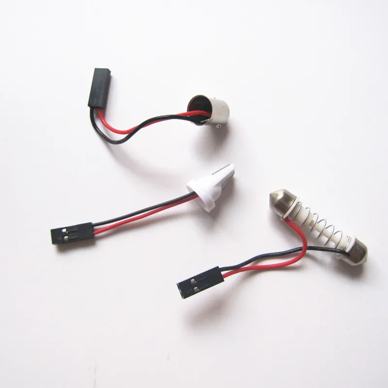 100 шт. авто светодиодный светильник T10 W5W гирлянда BA9S 24SMD 5050 чип 12 В Белый Синий