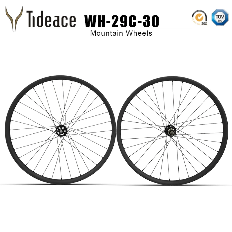 Best Light weight 29er 27.5er wheels 30mm width clincher or tubuless compatible Mtb carbon wheelset with Novatec hubs QR or thru axle 1 Best Light weight 29er 27.5er wheels 30mm width clincher or tubuless compatible Mtb carbon wheelset with Novatec hubs QR or thru axle 1