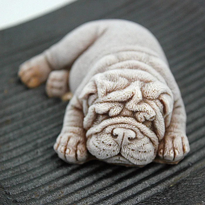 

3D cartoon animal soap molds Silicone Dog Mold for Soap Making DIY cake bulldog chocolate mould