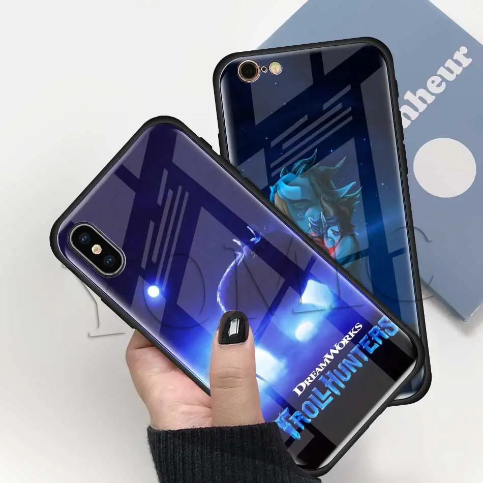 Trollhunter Tales of Arcadia чехол из закаленного стекла для Apple iPhone XR 7 8 6 6 S Plus X XS MAX чехол для сотового телефона