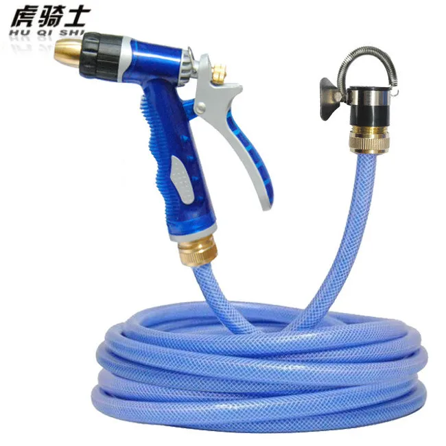 Free shipping, 20 meters blue water pipe car wash water gun set full