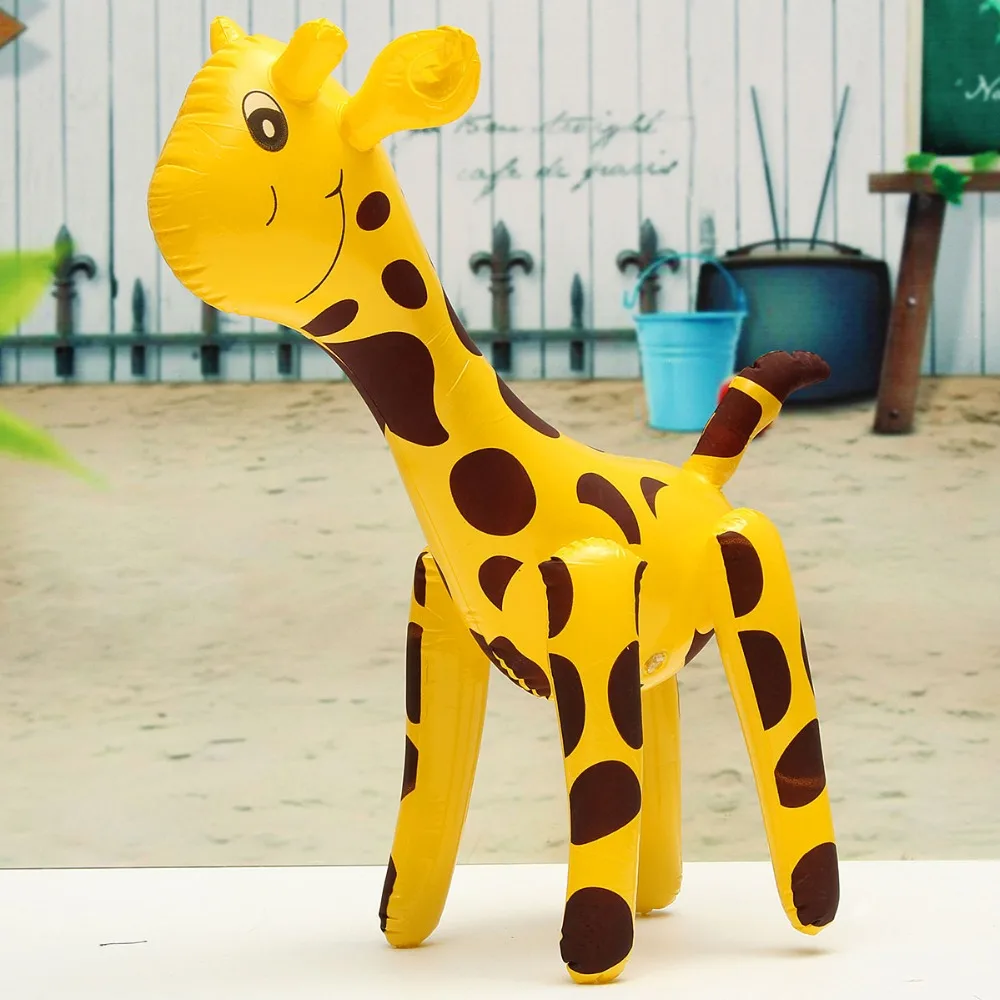 

JIMITU Friendly PVC Giraffe Design Inflatable Toys Party Balloon Children Deer Shaped Balloons Inflatable Cartoon Animals