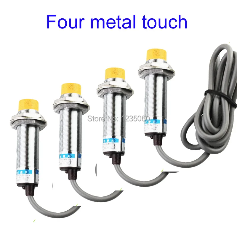 two metal touch props