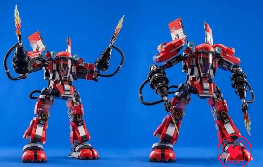 

New Ninja series Robot fit legoings ninjagoings figures robot technic city Building Blocks Bricks diy Toys 70615 boys gifts kid