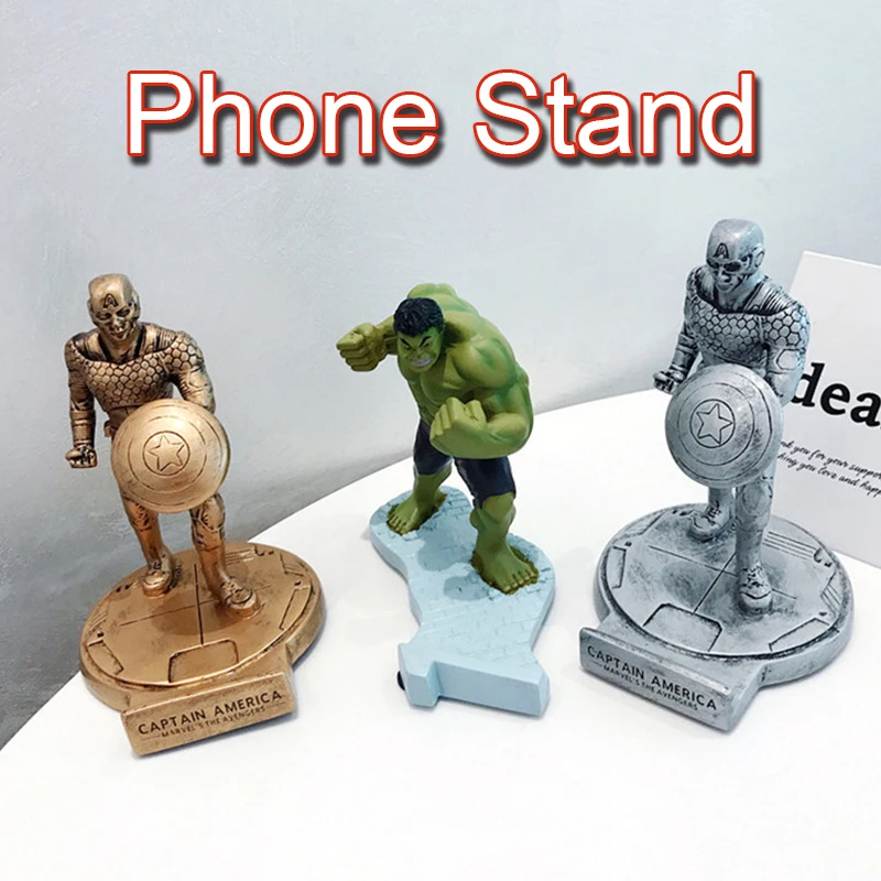 

Cool Superhero Phone Stand Bracket Base Anti-slip Mobile Phone Holder Support for iPhone/XiaoMi/Huawei/Samsung Desk Decor Model