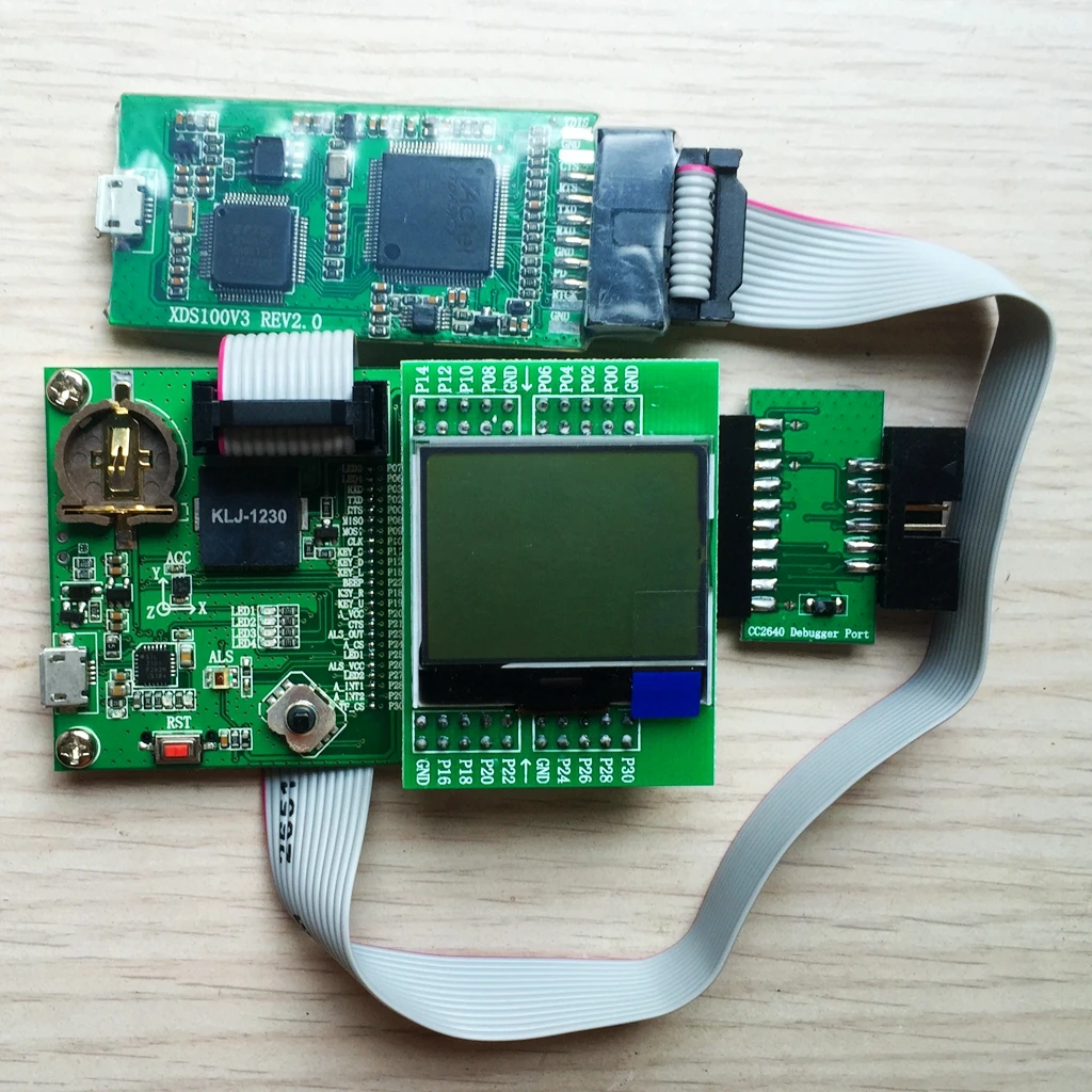 

CC2640DK Board SmartRfEB06 compatible with BLE TI Bluetooth 4.1 development board +LCD+XDS100V3
