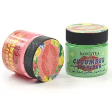 1 шт. крем-скраб для губ с ароматом клубники огурец увлажняющий, отшелушивающий, мягкий, для удаления омертвевшей, 40 г, увлажняющий, для ухода за кожей губ