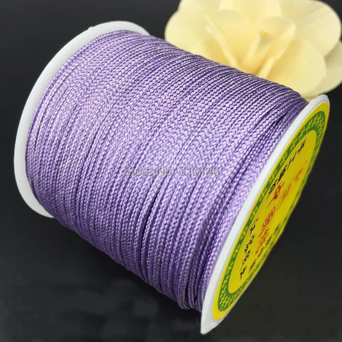 1 мм х 90 м нейлоновый китайский Узелок Кумихимо макраме шнур плетеные поделки из бисера Шамбала нить проволочная линия