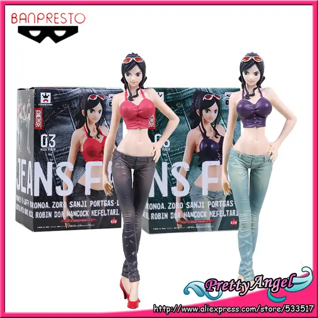 アニメオリジナルバンプレストワンピースジーンズフリーク Vol 03 ニコ ロビンフィギュアのセット 2 ピース Figure Guitar Figure Statuefigure Clip Aliexpress