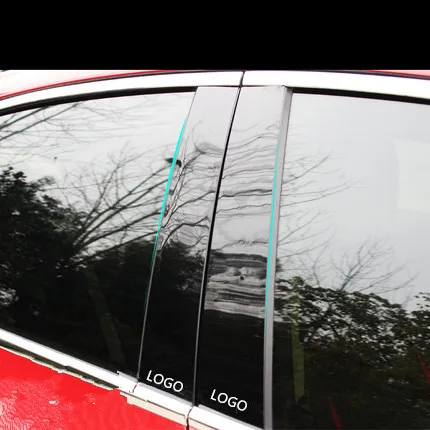 

8PCS PC Window Middle Pillar Decorated Cover For Chevrolet Cruze 2009 10 11 12 13 14 2015 ACB012
