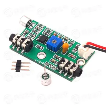 

Microphone pickup / microphone amplification module / gain adjustable / audio amplification / circuit AC signal amplifier board