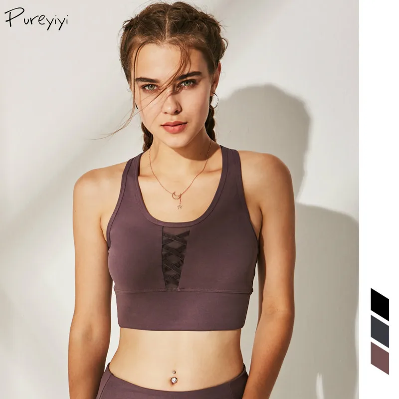 racerback crop top bra