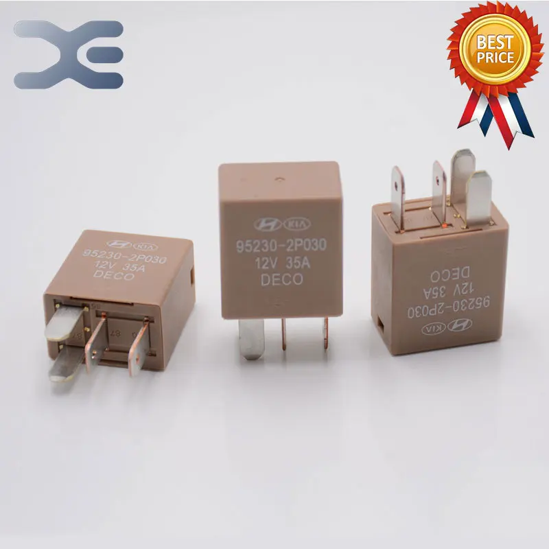 

High Quality 1Pcs 4Pin Relays 12V 35A Interior Parts For Kia 95230-2P030 Car Parts