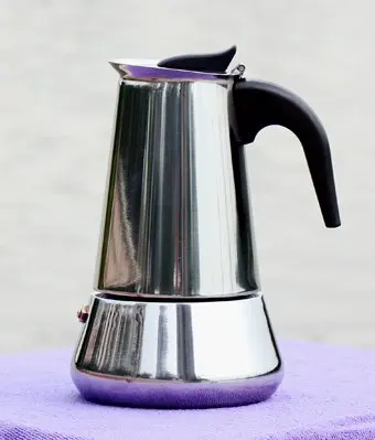 Free Shipping 4 Cup Bialetti Inoxpran S Supplier Stainless Steel 6cup Bialetti Inoxpran S Supplier Stainless Steel Italian Coffee Maker