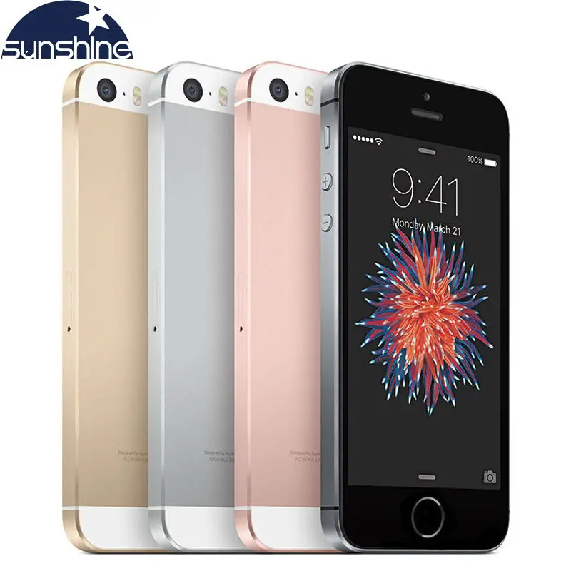 Original Unlocked Apple iPhone SE Phone 4G LTE Mobile Phone Dual Core 4 0 12MP iOS