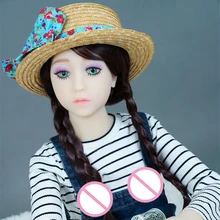128cm No Breast Sex Dolls Japanese Mini Sex Doll Life Like Silicone Love Doll Sex Toy For Men