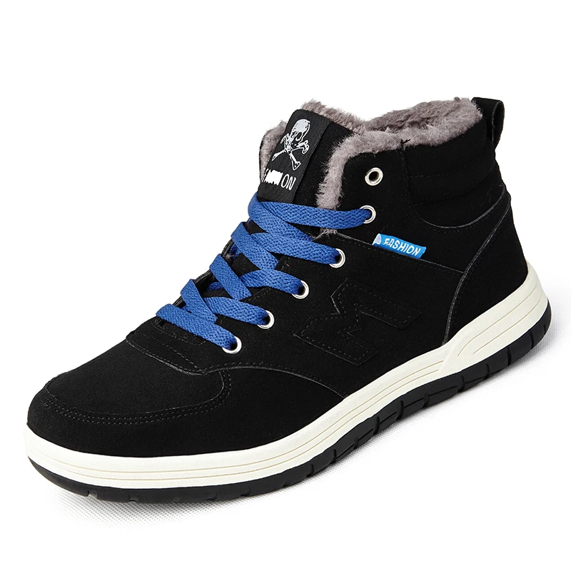 

2019Aidema Men Boots Winter With Fur Warm Snow Boots Men Winter Boots Work Shoes Men Footwear Fashion Men Shoes