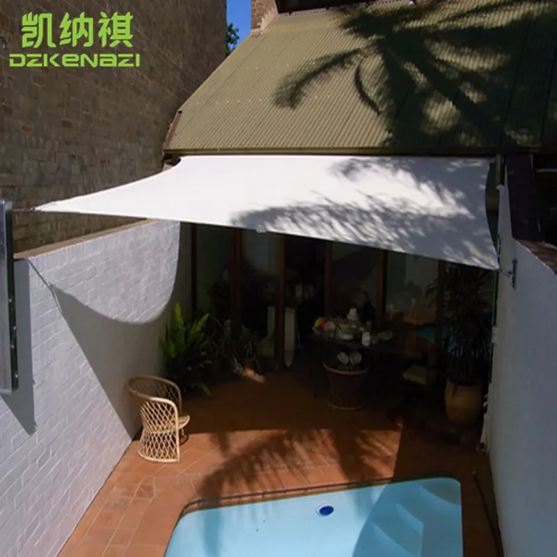 5 x 5 M pcs Customized Waterproof Shade Sail Combination 180 gsm Polyester fabrics used for