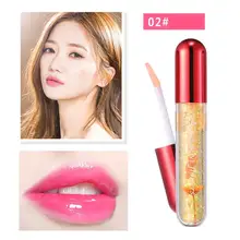 Макияж матовая помада Роза помада с цветами цвет желе прозрачный волшебный изменение температуры губ Изменение Цвета Желе Помада