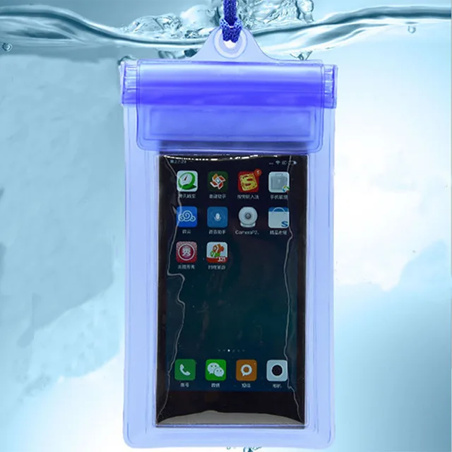 Special Price Swimming Pool Accessories Waterproof Cell Phone Bag For 5.5in Phone Outdoor Swimming Snorkeling drifting Portable Waterproof Bag