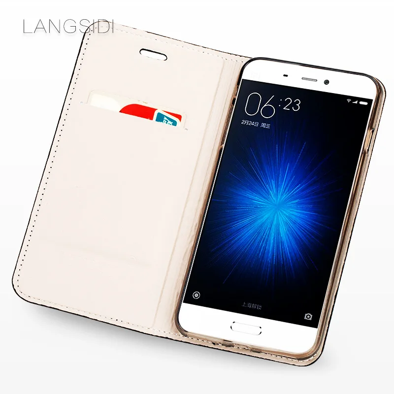 Wangcangli брендовый чехол для телефона с текстурой под кожу крокодила раскладной Xiaomi