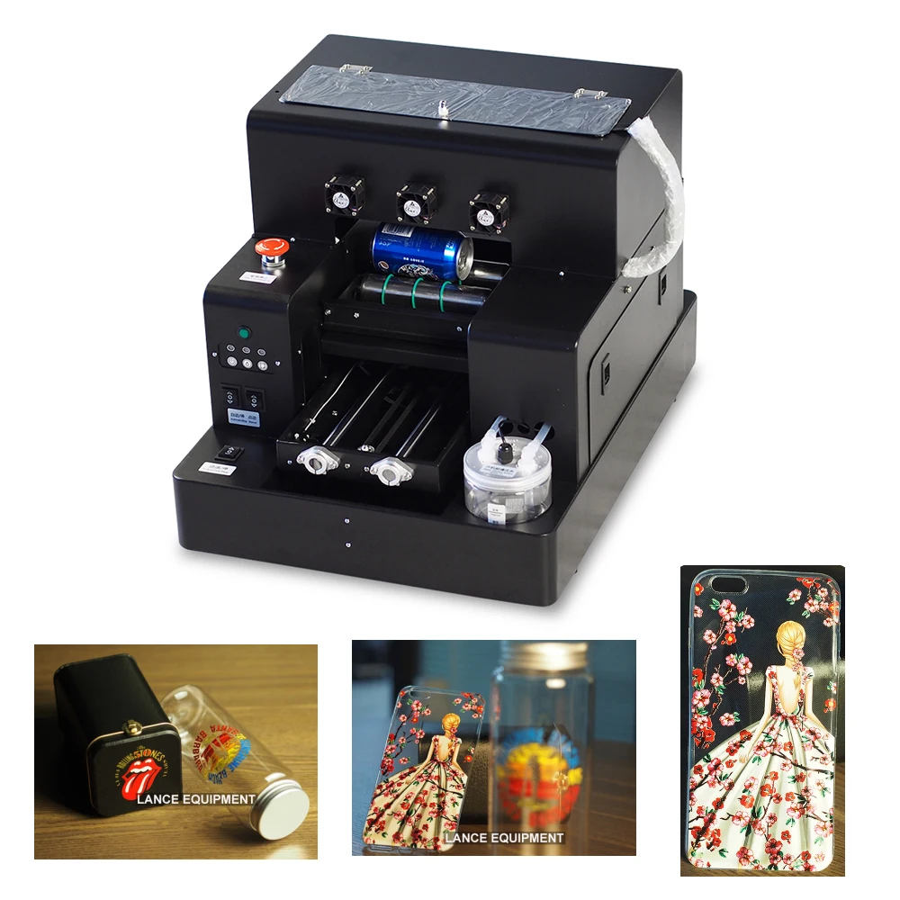 

automatic uv a4 flatbed and cylinder bottle printer/uv phone case printer/printer for mobile case