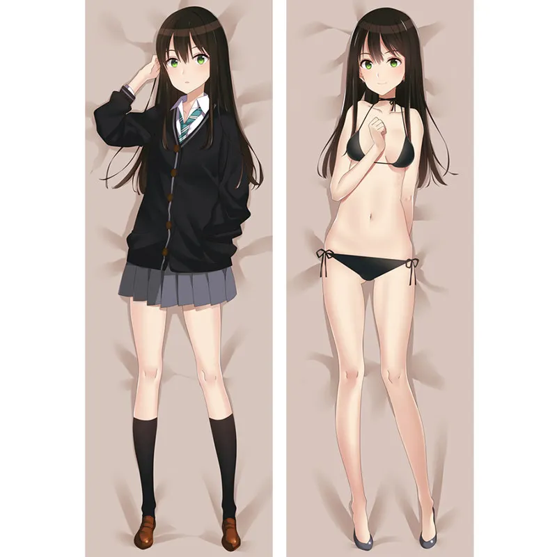 Аниме IDOLM@ STER наволочки amami haruka наволочки сексуальные 3D двухсторонние постельные принадлежности обнимающие наволочки для подушек настроить TL02 - Цвет: Peach skin