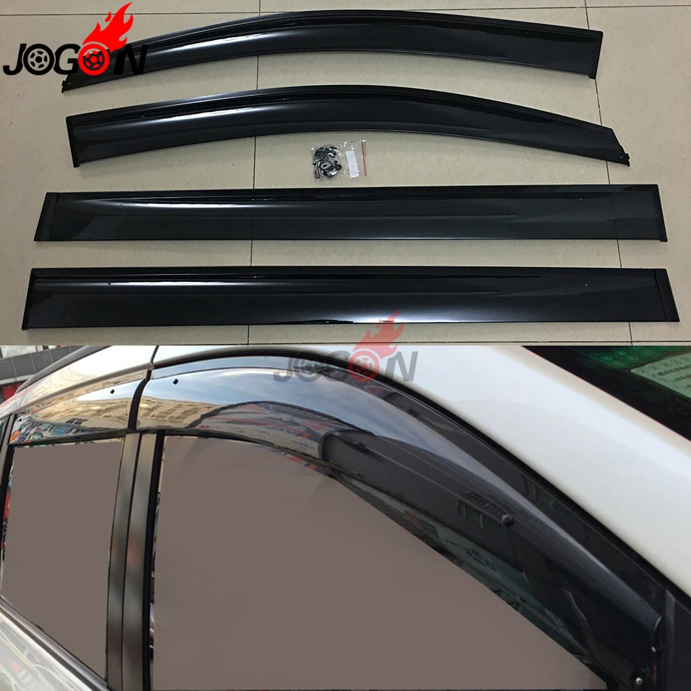 For Toyota Sienna XL30 2011 2017 Window Sun Rain Visors Super Vent