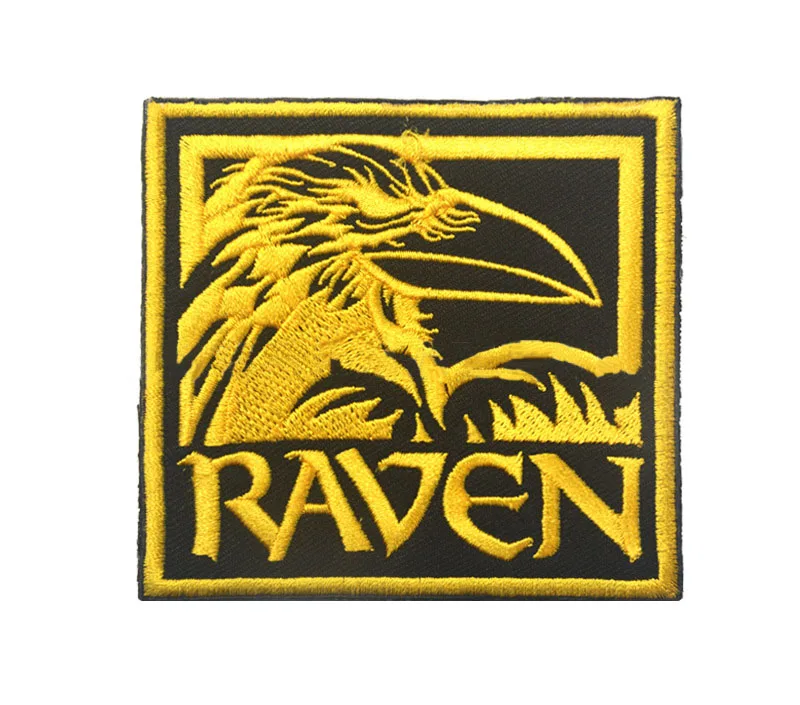 New Embroidered Armband Patch for Clothing Bag Hat Badges Patches Epaulettes Raven Warrior Punisher Mammon Viking